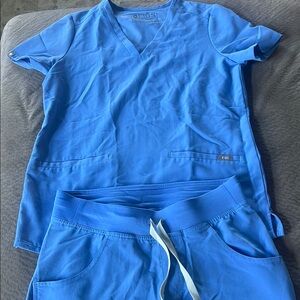 Figs Blue Scrub Set XS/XSP